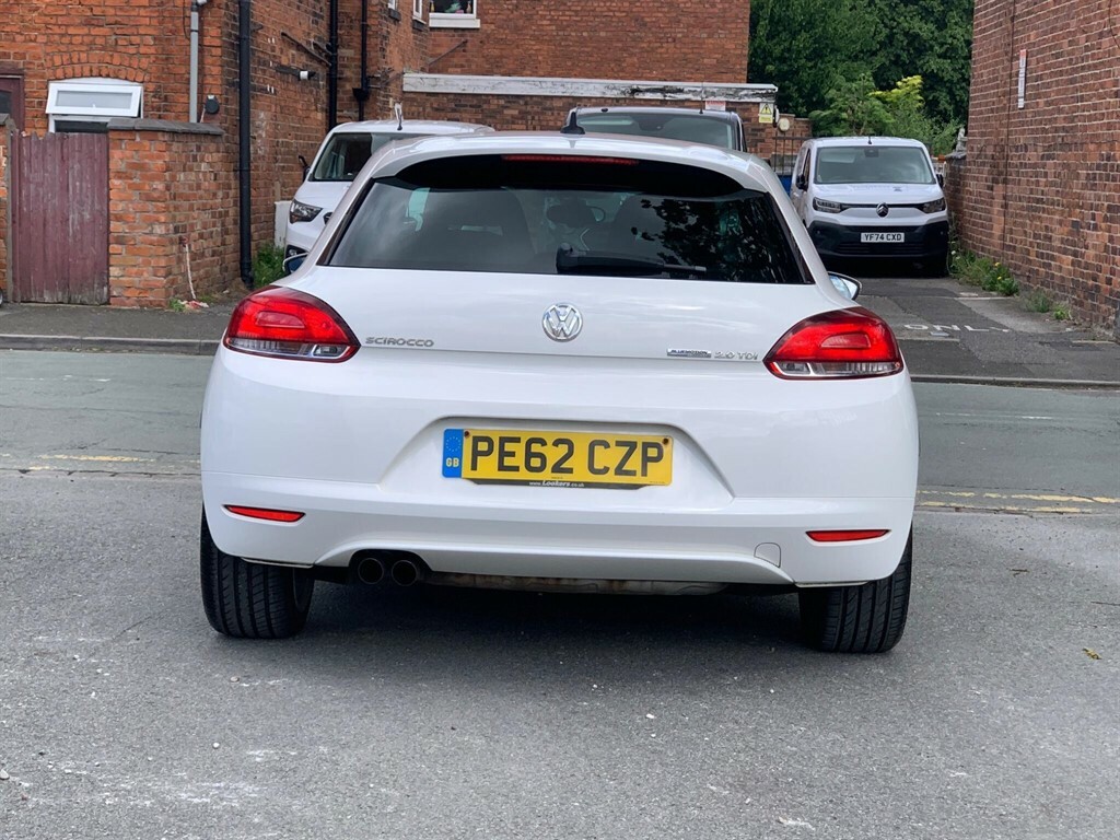 Volkswagen Scirocco 2.0 Tdi Bluemotion Tech Gt Euro 5 Ss Leath White #3