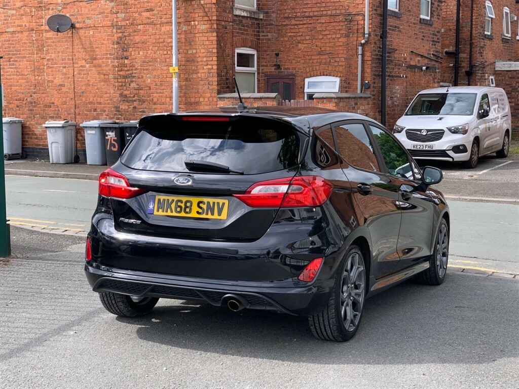 Ford Fiesta 1.0T Ecoboost St-line Euro 6 Ss MK68SNV Black #4