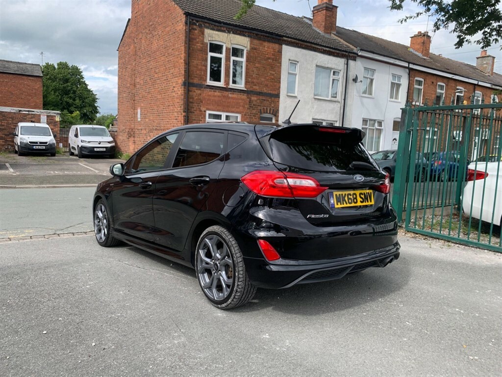 Ford Fiesta 1.0T Ecoboost St-line Euro 6 Ss MK68SNV Black #6