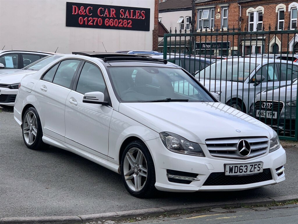 Mercedes-Benz C Class 2.1 Cdi Amg Sport Edition G-tronic Euro 5 Ss 4 White #2