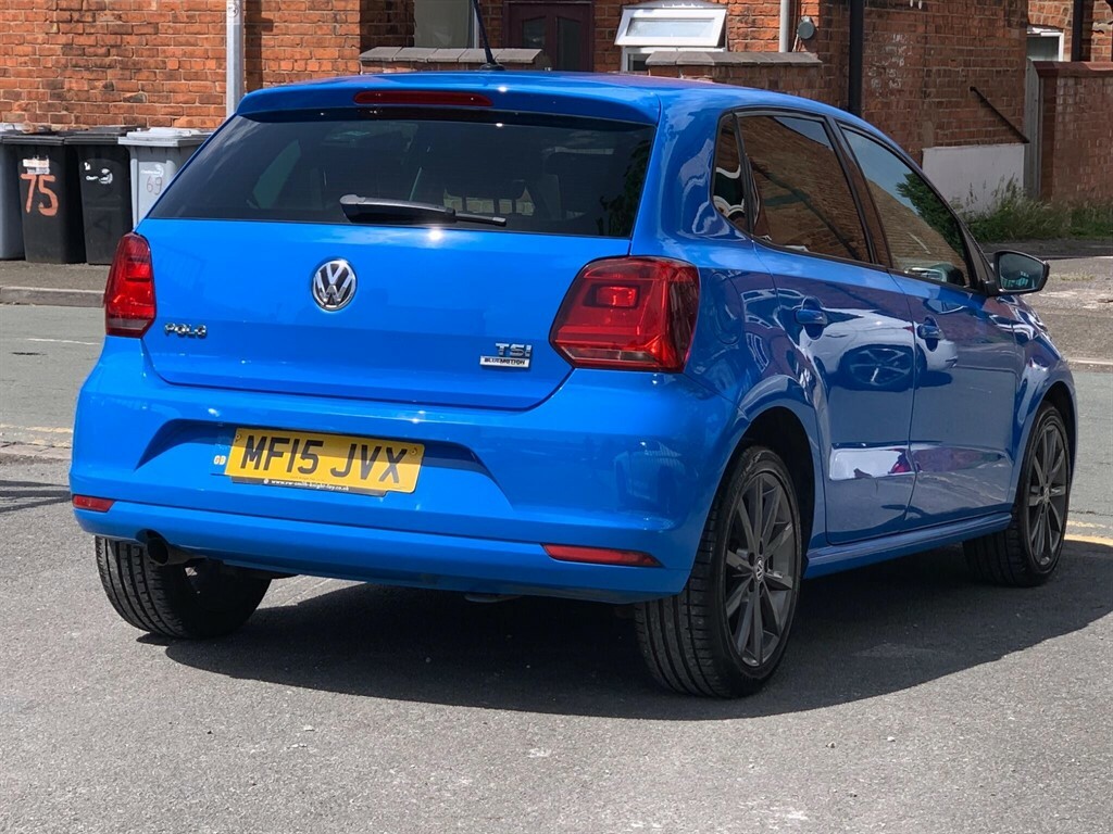 Volkswagen Polo 1.2 Tsi Bluemotion Tech Se Design Euro 6 Ss Blue #4