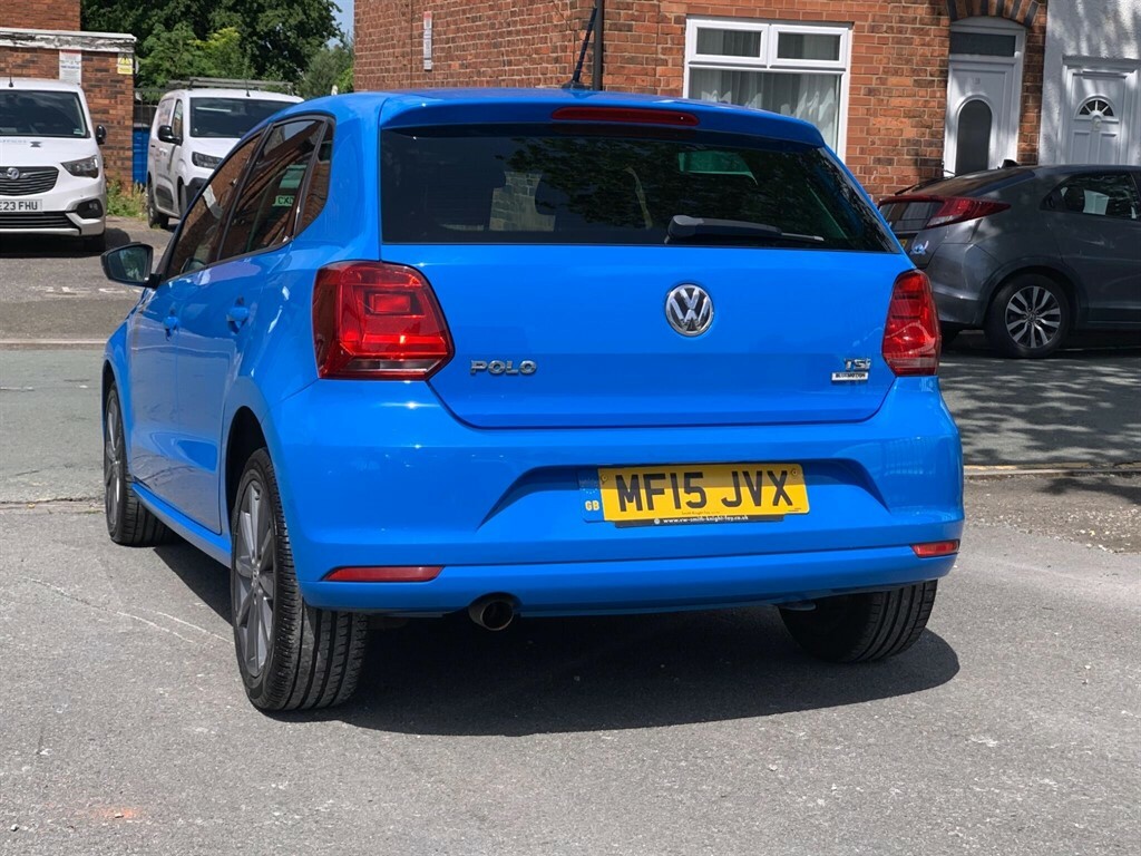 Volkswagen Polo 1.2 Tsi Bluemotion Tech Se Design Euro 6 Ss Blue #6