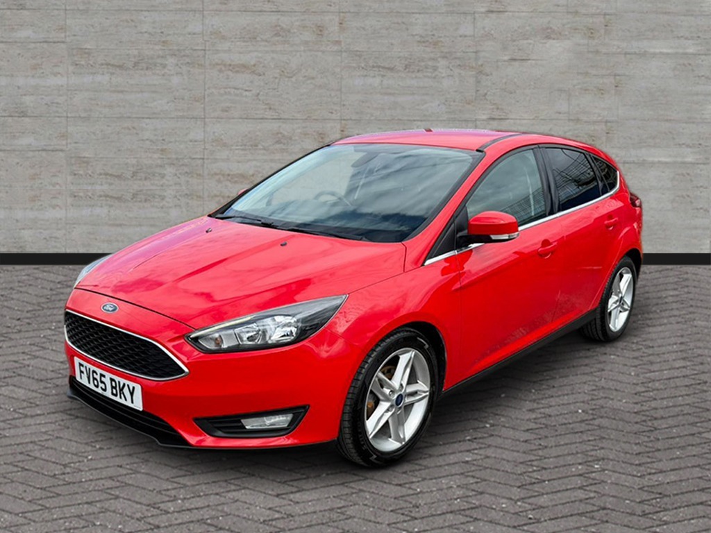 Ford Focus Zetec 1.0 Low Mileage Just Been Service FV65BKY Red #5