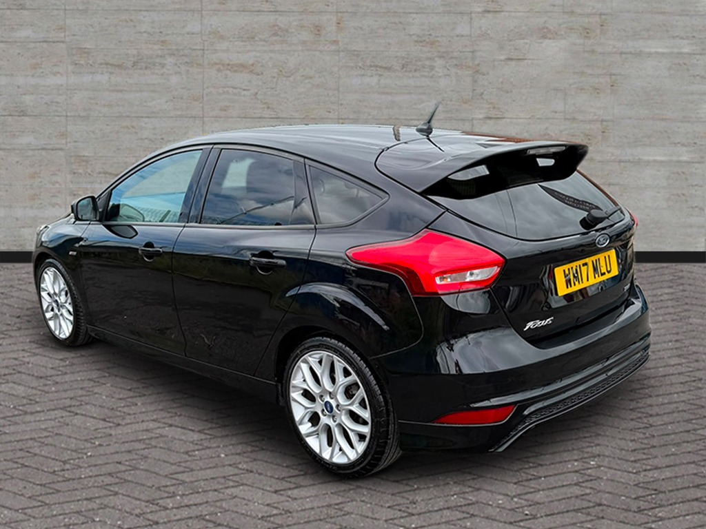 Ford Focus St-line 1.0 Full Service History New We WM17MLU Black #2