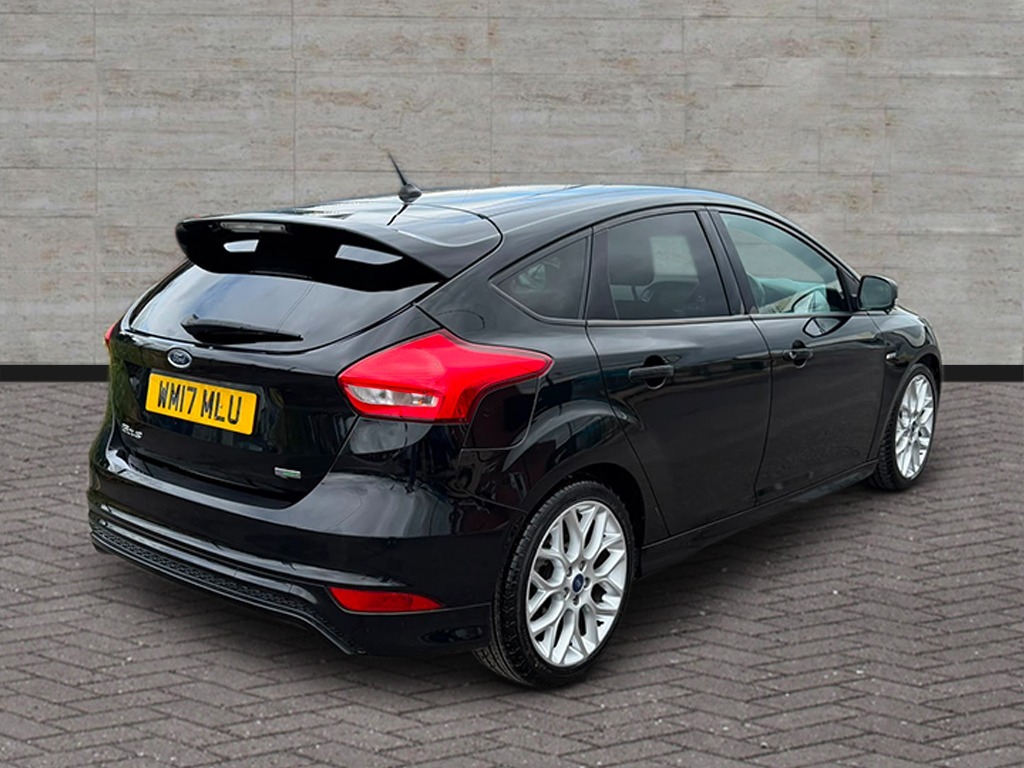 Ford Focus St-line 1.0 Full Service History New We WM17MLU Black #3