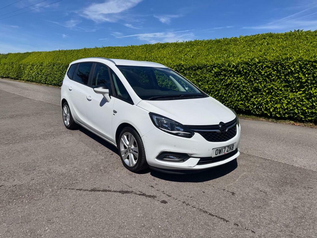 Vauxhall Zafira Tourer 1.4I Turbo Sri Nav Euro 6 OW17ZKB White #2