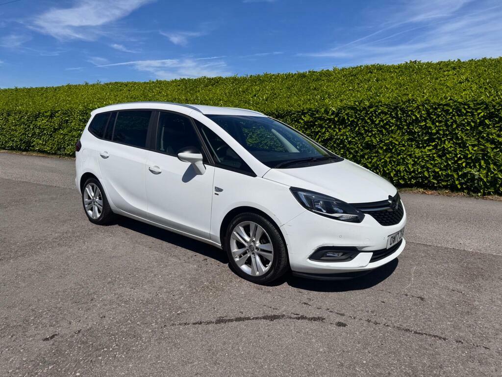 Vauxhall Zafira Tourer 1.4I Turbo Sri Nav Euro 6 White
