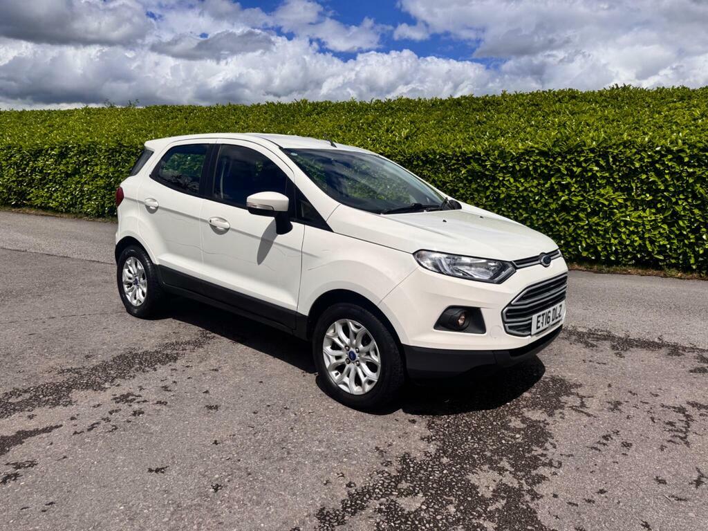 Ford Ecosport 1.0T Ecoboost Zetec 2Wd Euro 6 S S White
