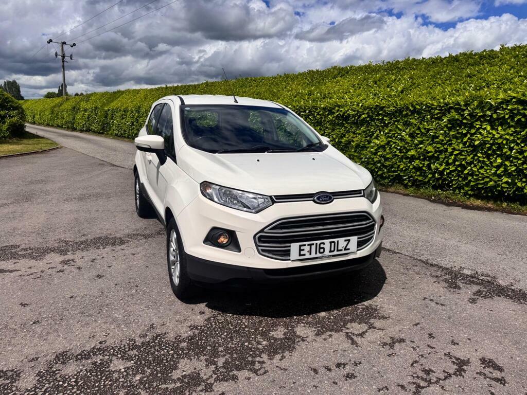 Ford Ecosport 1.0T Ecoboost Zetec 2Wd Euro 6 S S White #3