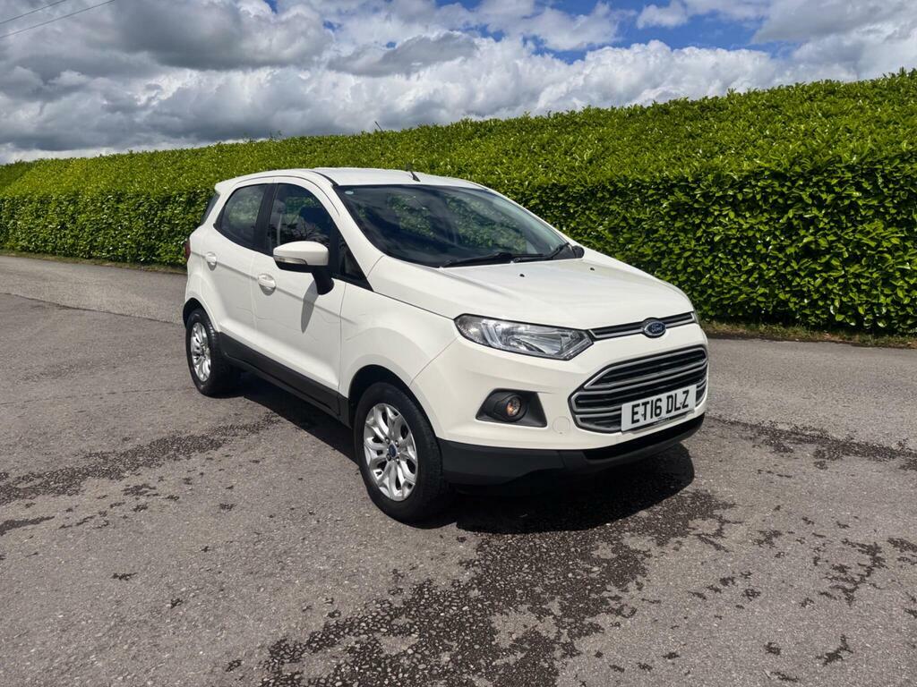 Ford Ecosport 1.0T Ecoboost Zetec 2Wd Euro 6 S S White #2