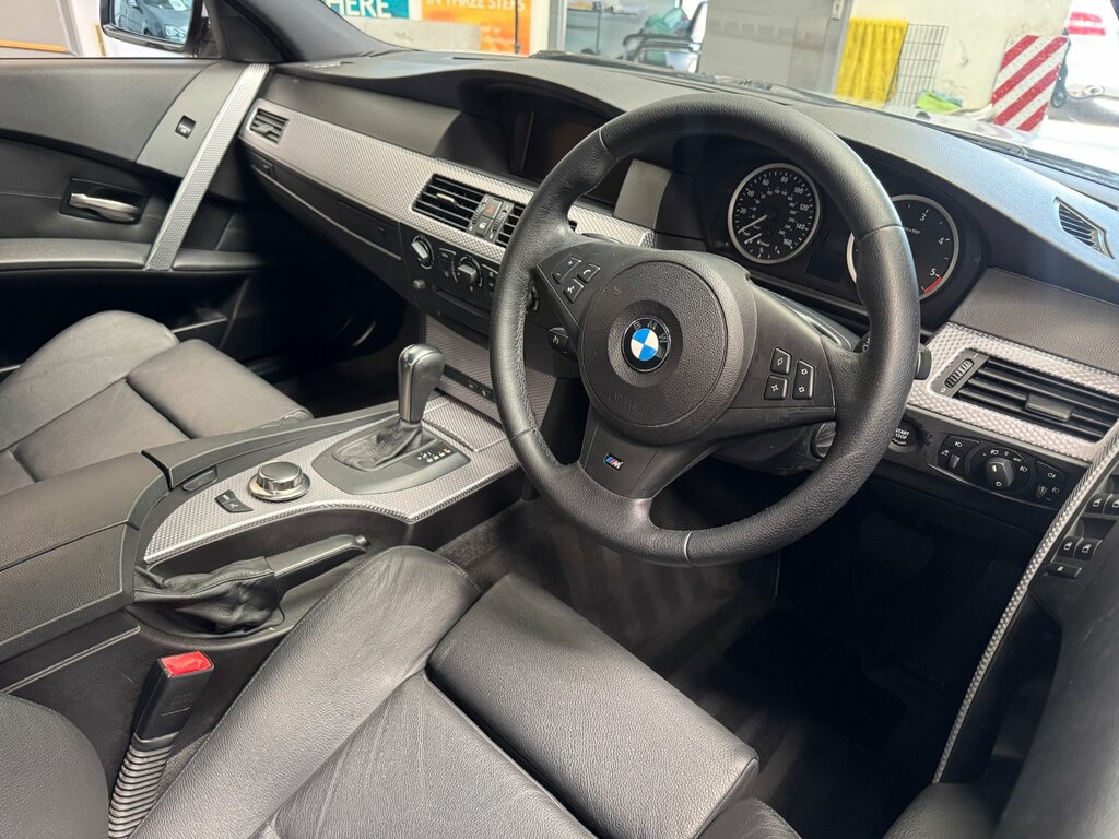 BMW 5 Series Black #11