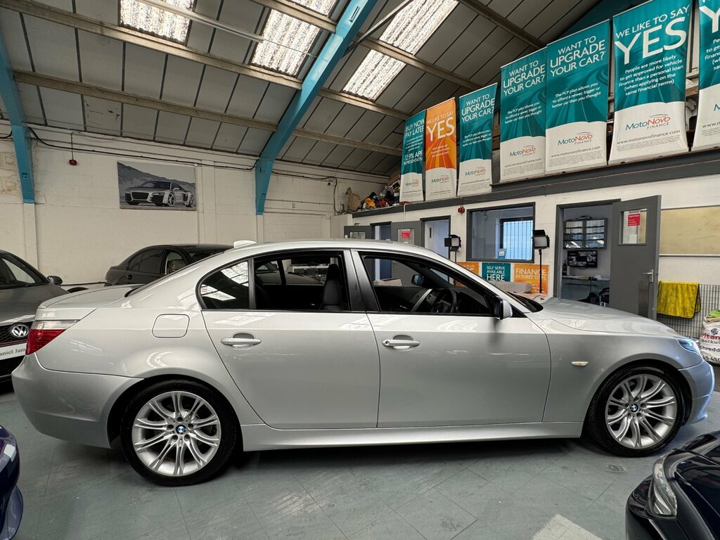 BMW 5 Series Black #6