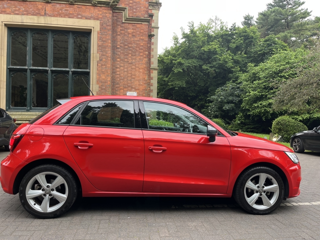Audi A1 Hatchback MX65RVL Red #3