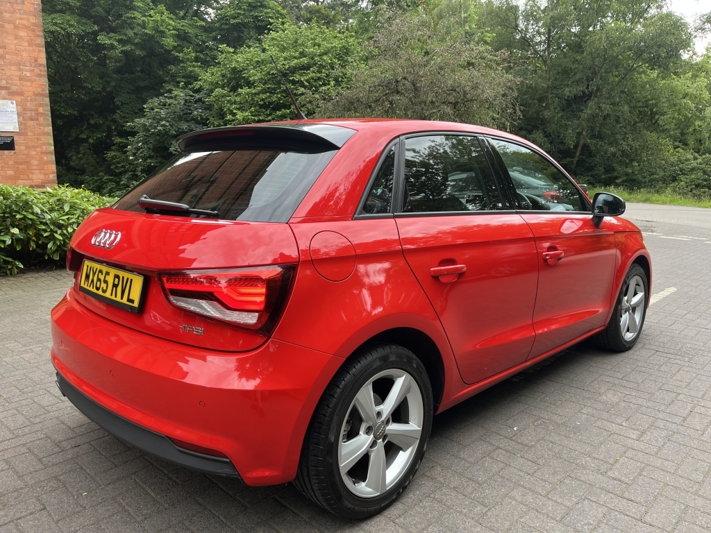 Audi A1 Hatchback MX65RVL Red #4
