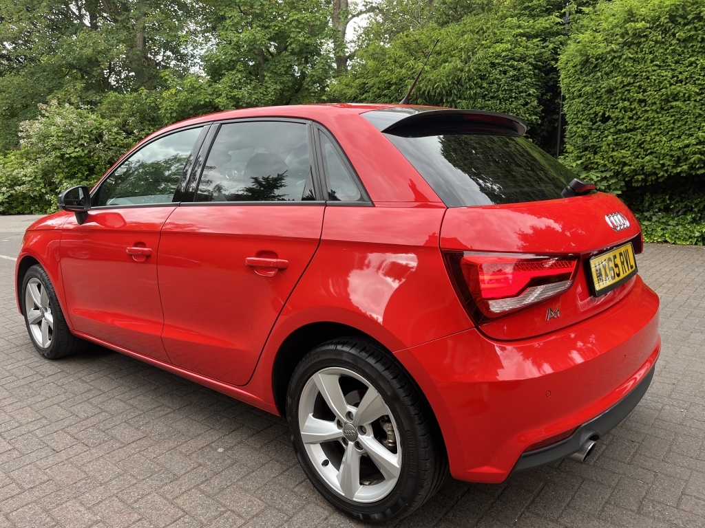 Audi A1 Hatchback MX65RVL Red #5