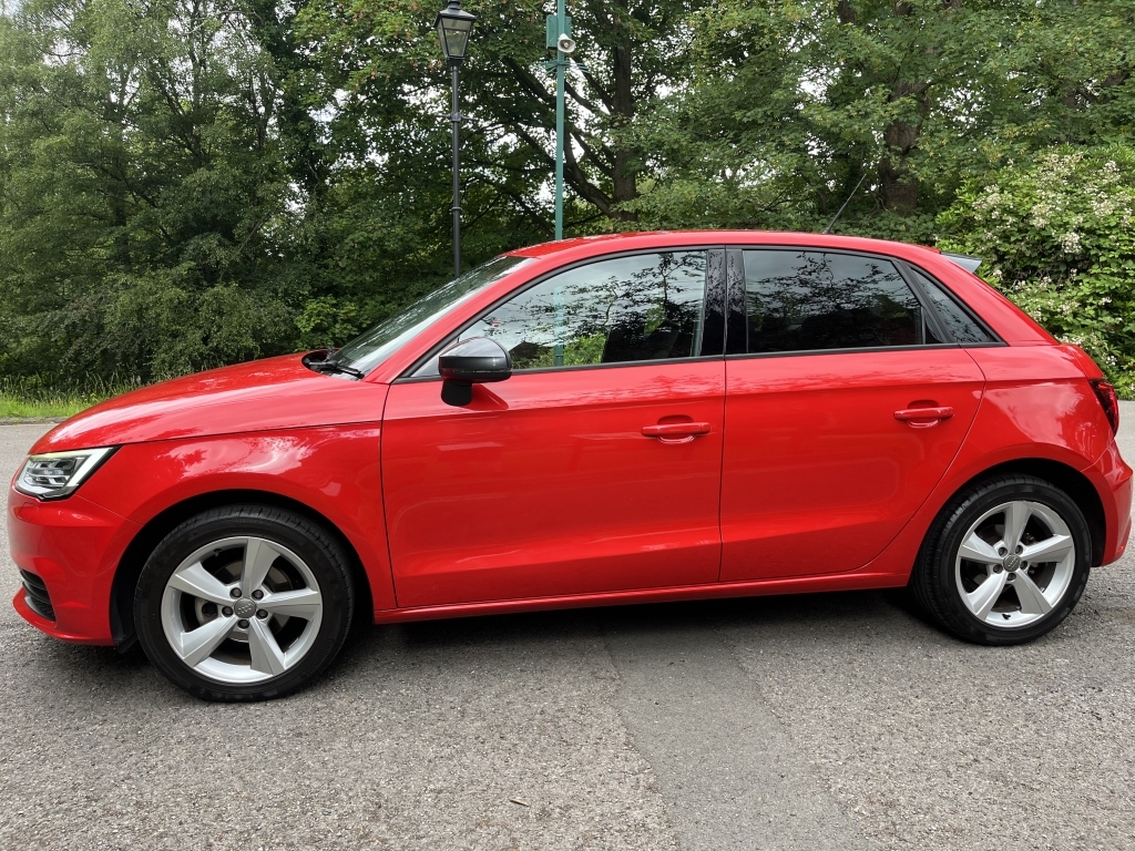 Audi A1 Hatchback MX65RVL Red #2