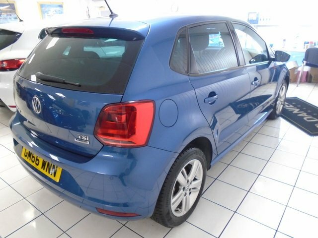Volkswagen Polo 1.2 Tsi Bluemotion Tech Match Hatchback GM66WNN Blue #5