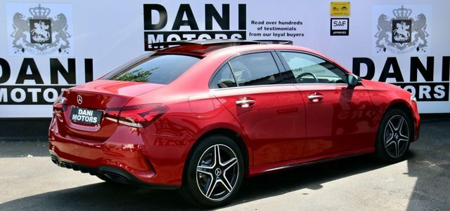 Mercedes-Benz A Class Saloon GU22VJA Red #3