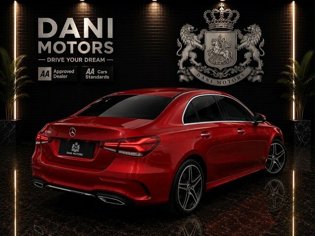 Mercedes-Benz A Class Saloon GU22VJA Red #2