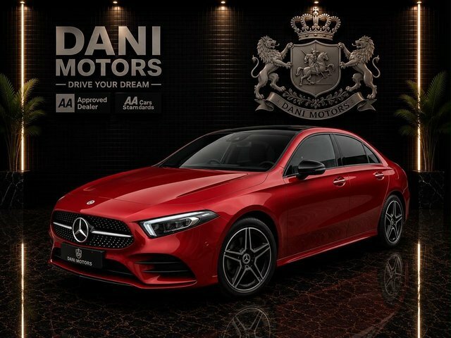 Mercedes-Benz A Class Saloon GU22VJA Red