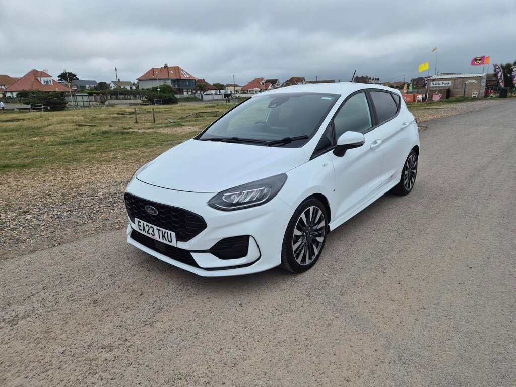Ford Fiesta St-line X Mhev Mild Hybrid White #2