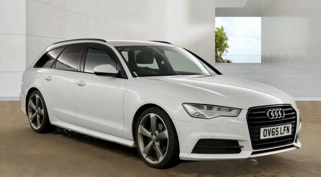 Audi A6 Avant Black Edition White