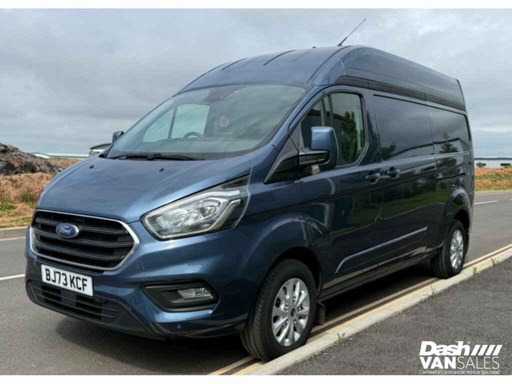 Ford Transit Custom 300 Ecoblue Limited BJ73KCF Blue #3