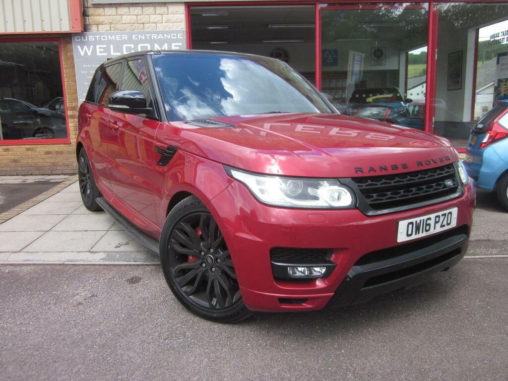 Land Rover Range Rover Sport 3.0 Sd V6 Hse Dynamic 4Wd Euro 6 Ss Red