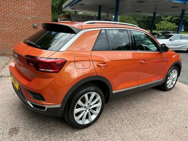 Volkswagen T-Roc 2018 1.5 Tsi Evo Sel Suv Euro 6 Orange #6
