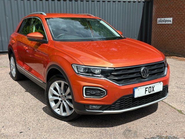 Volkswagen T-Roc 2018 1.5 Tsi Evo Sel Suv Euro 6 Orange