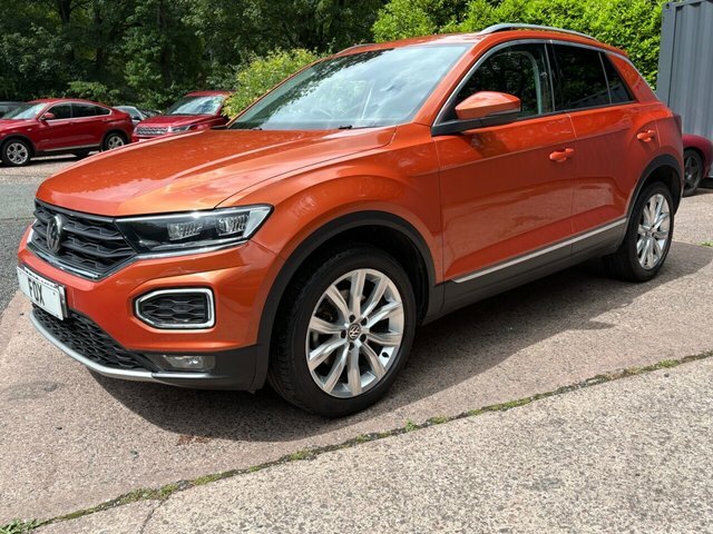 Volkswagen T-Roc 2018 1.5 Tsi Evo Sel Suv Euro 6 Orange #2