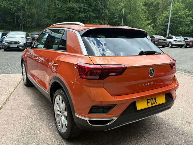 Volkswagen T-Roc 2018 1.5 Tsi Evo Sel Suv Euro 6 Orange #3