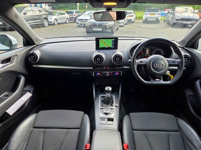 Audi A3 2015 2.0 Tdi S Line Saloon Euro DK65URZ White #4