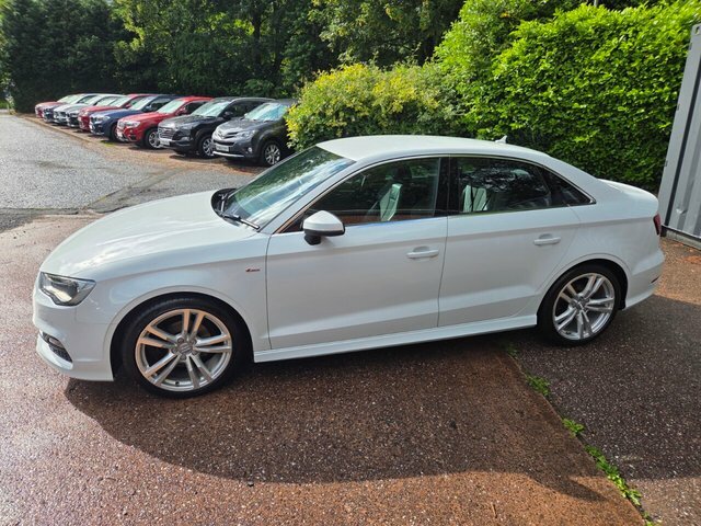 Audi A3 2015 2.0 Tdi S Line Saloon Euro DK65URZ White #3