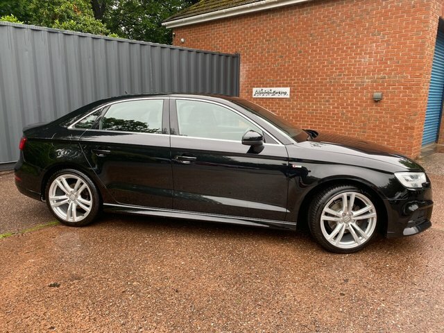 Audi A3 2019 2.0 Tdi 35 S Line Saloon Eu Black #2