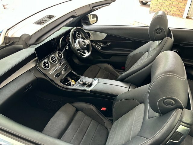Mercedes-Benz C Class 2019 1.5 C200 Mhev Amg Line Cabriolet G Black #4