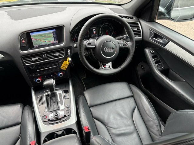 Audi Q5 3.0 Tdi Quattro S Line Plus S Tronic Leather White #31