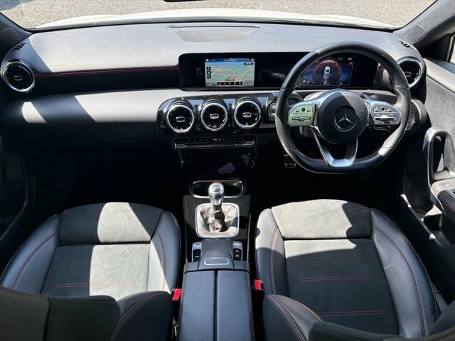 Mercedes-Benz A Class 2019 1.5 A180d Amg Line Hatchback Manua White #4