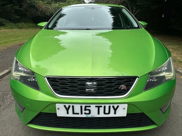 Seat Leon 2015 2.0 Tdi Fr Hatchback Euro 6 YL15TUY Green #3