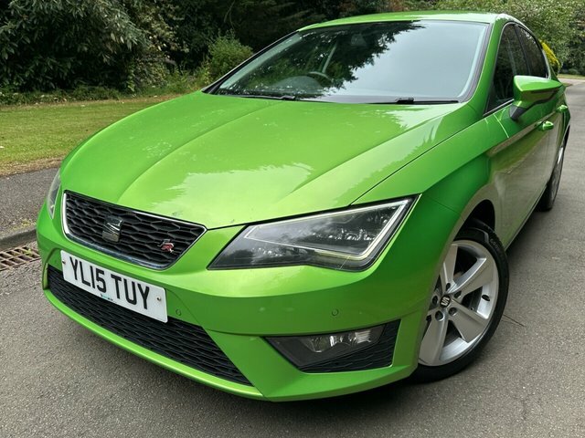 Seat Leon 2015 2.0 Tdi Fr Hatchback Euro 6 YL15TUY Green #2