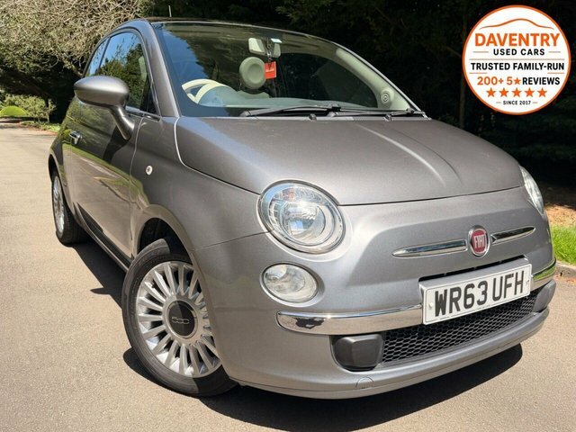 Fiat 500 2013 1.2 Lounge Hatchback Euro 6 WR63UFH Grey