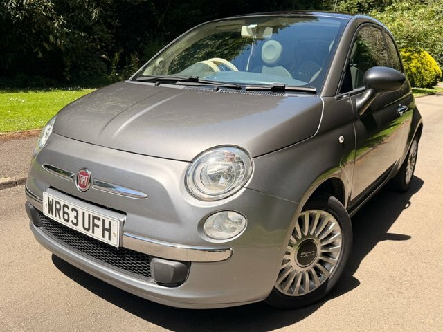 Fiat 500 2013 1.2 Lounge Hatchback Euro 6 WR63UFH Grey #2