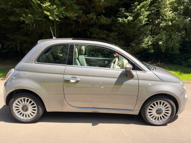 Fiat 500 2013 1.2 Lounge Hatchback Euro 6 WR63UFH Grey #4