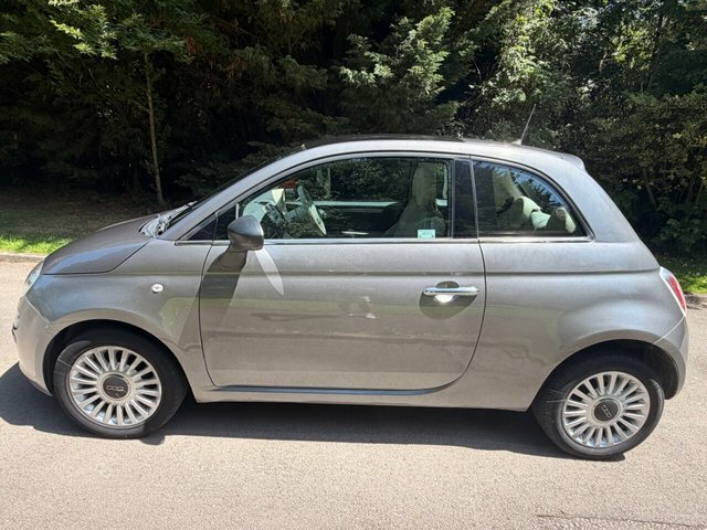 Fiat 500 2013 1.2 Lounge Hatchback Euro 6 WR63UFH Grey #5