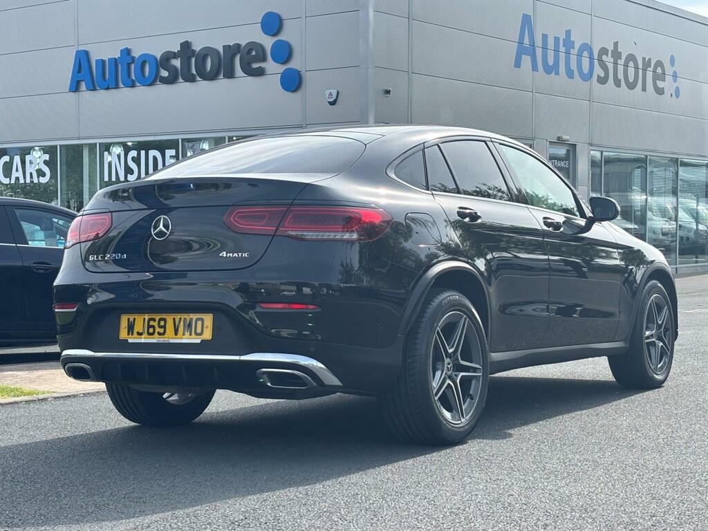 Mercedes-Benz GLC Class 2.0 Glc220d Amg Line Coupe G-tronic 4Matic Euro 6 WJ69VMO Black #5