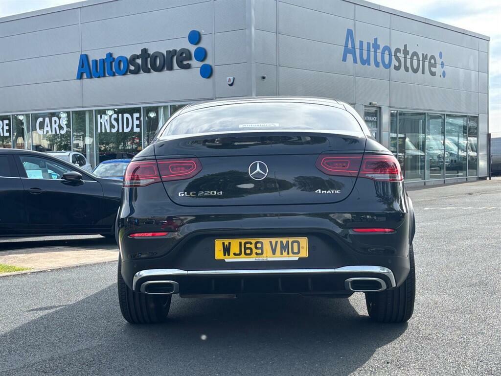 Mercedes-Benz GLC Class 2.0 Glc220d Amg Line Coupe G-tronic 4Matic Euro 6 WJ69VMO Black #6