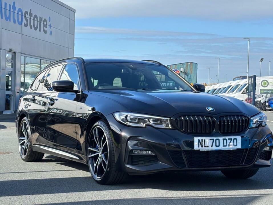 BMW 3 Series 2.0 320D Mht M Sport Touring Euro 6 Ss NL70DZO Black #3