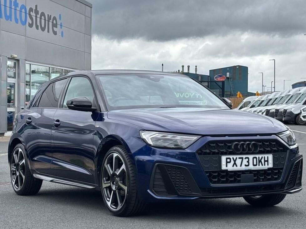 Audi A1 1.0 Tfsi 25 Black Edition Sportback Euro 6 Ss 5 PX73OKH Blue #3