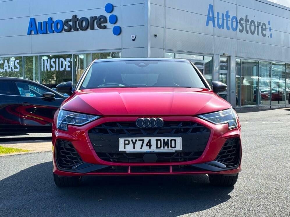 Audi S3 2.0 Tfsi Black Edition S Tronic Quattro Euro 6 S PY74DMO Red #2