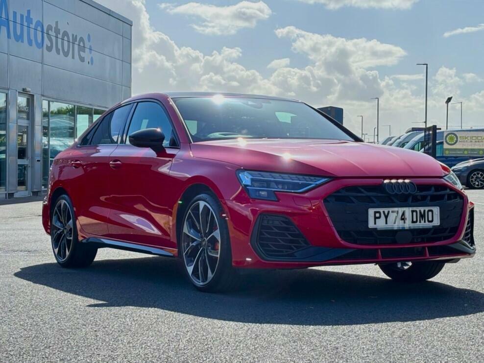 Audi S3 2.0 Tfsi Black Edition S Tronic Quattro Euro 6 S PY74DMO Red #3